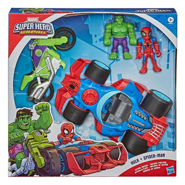 Hasbro super hero adventures action racers - 2 race auto's