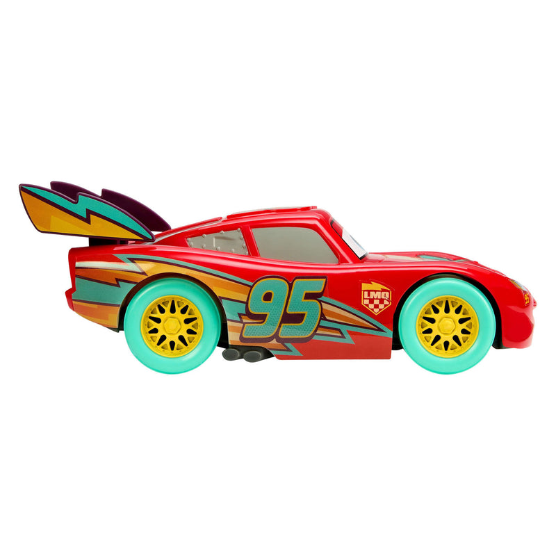 ギャラリービューアに画像をロードする, Mattel disney en pixar cars race om bliksem mcqueen te vieren - met licht en geluid
