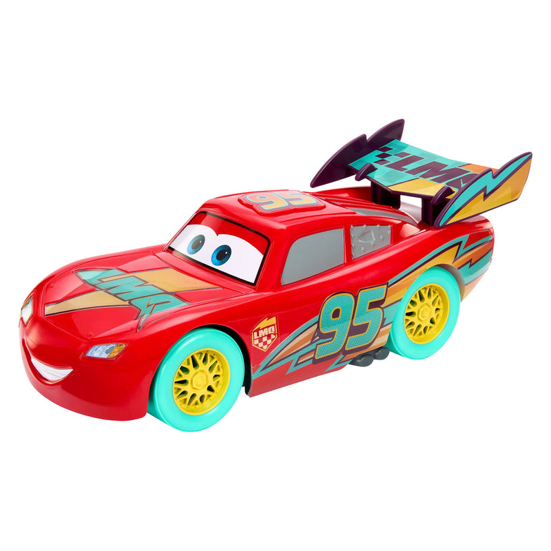 ギャラリービューアに画像をロードする, Mattel disney en pixar cars race om bliksem mcqueen te vieren - met licht en geluid

