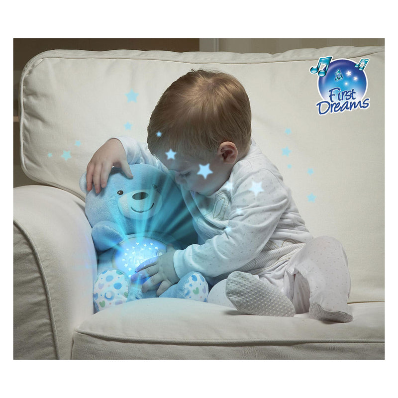 Afbeelding laden in galerijviewer, Chicco knuffel projector baby bear first dreams blauw
