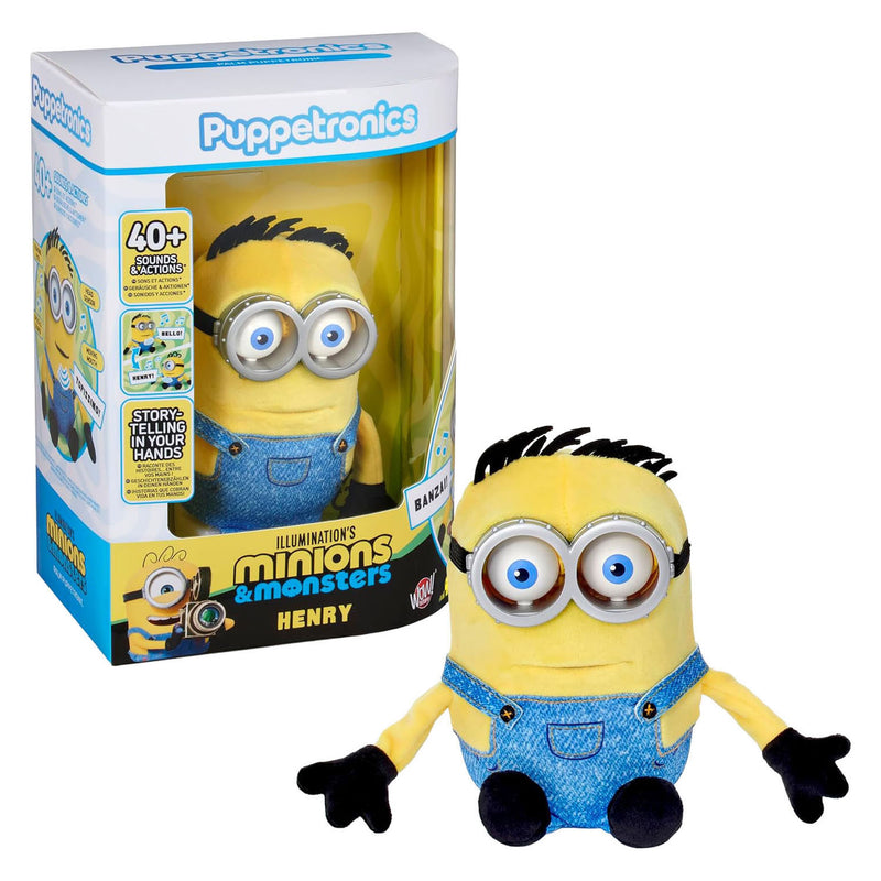 Afbeelding laden in galerijviewer, Ty universal minions henry interactieve knuffel
