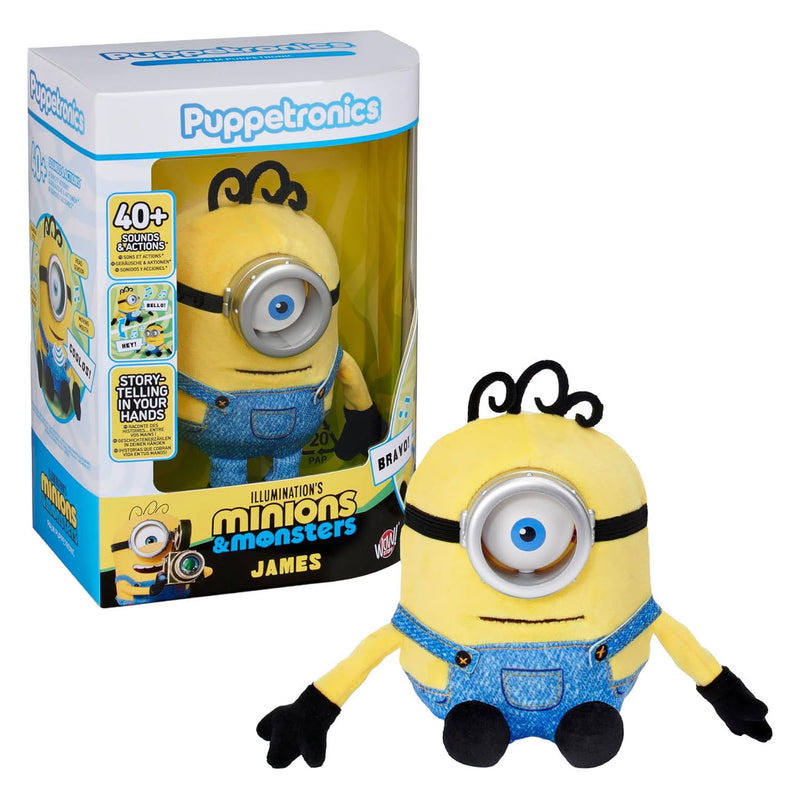 ギャラリービューアに画像をロードする, Universal minions james palm puppetronic interactieve knuffel
