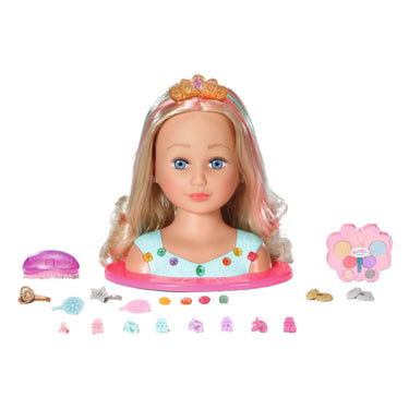 Zapf creation baby born styling make-up en kaphoofd prinses - 27cm