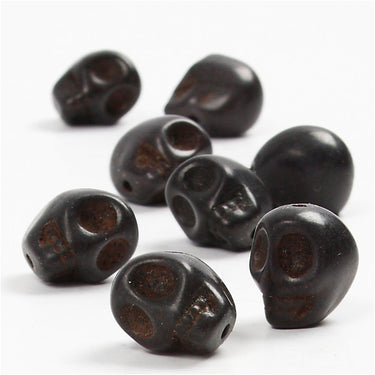 Http: www.cchobby.nl howlite-d-12-mm-gatgrootte-1-5-mm-zwart-32-stuk-1-doos