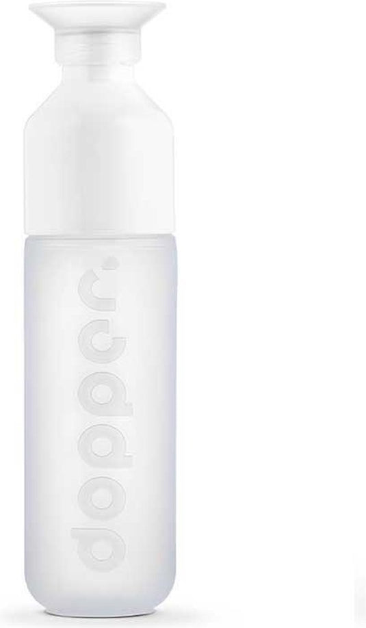 Dopper original drinkfles - 450 ml - pure wit - bpa-vrij kunststof
