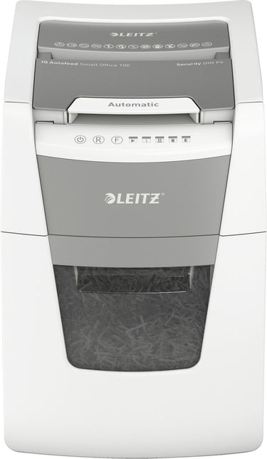 Leitz papierversnipperaar iq wit
