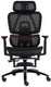 Meetion chr32 - ergonomische gaming stoel - verstelbare rugleuning - mesh design - voetensteun - 3d armleuningen - zwart