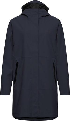 Jack wolfskin onera 2l coat w dames outdoorjas-dark navy