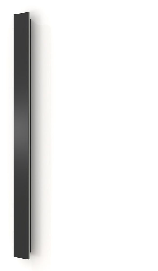 Calex montevia villa wandlamp - buitenverlichting - warm wit indirect licht - led - waterdicht - 100 cm - zwart