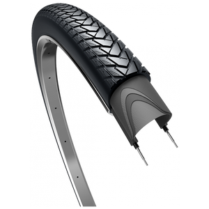 Edge buitenband traveller basic 28 x 1.75 47-622mm - zwart met reflectie