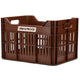 Dutchperfect urbanproof krat click 30l rpet donkerbruin
