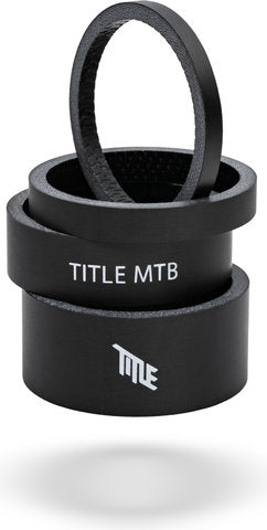 Load image into Gallery viewer, Title mtb headset spacer kit carbon 1 1 8
