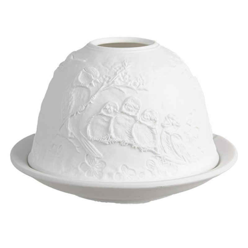 ギャラリービューアに画像をロードする, Clayre eef theelichthouder vogels porselein ã˜12x8cm
