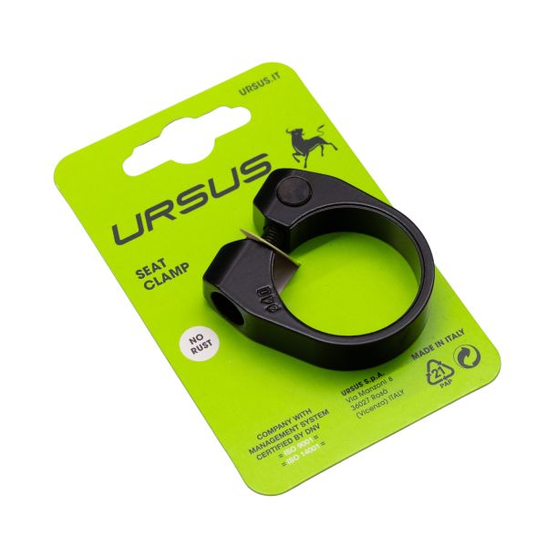 Load image into Gallery viewer, Ursus zadelpenklem ø40.0 mm aluminium - zwart
