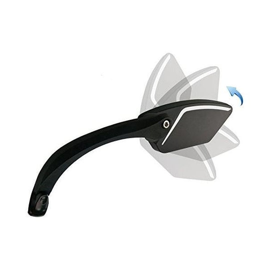Spiegel links E-bike multi-angle stuurbev. zwart