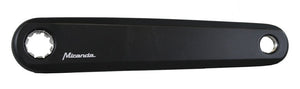 Miranda crank links 160mm delta isis bosch mat zwart