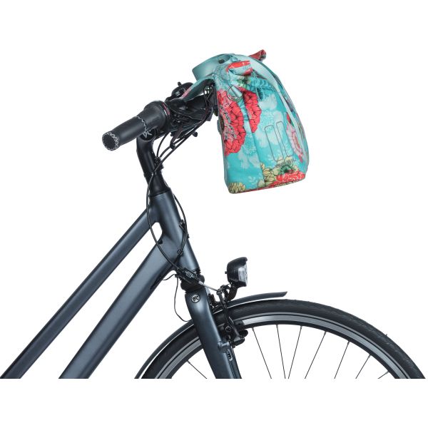Load image into Gallery viewer, Basil Bloom Field fietshandtas - Duurzaam, waterdicht, blauw
