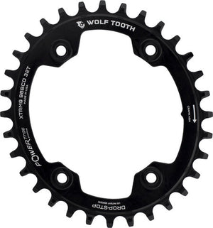 Wolf tooth components elliptical 96 bcd chainring for shimano xtr m9000 m9020