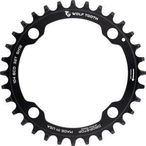 Wolf tooth components 104 bcd chainring for shimano hg+ 12-speed chains