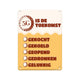Paperdreams tekstbord metaal 22x16,5cm - 5g is de toekomst