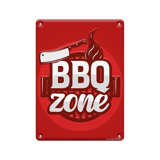 Paperdreams tekstbord metaal - bbq zone