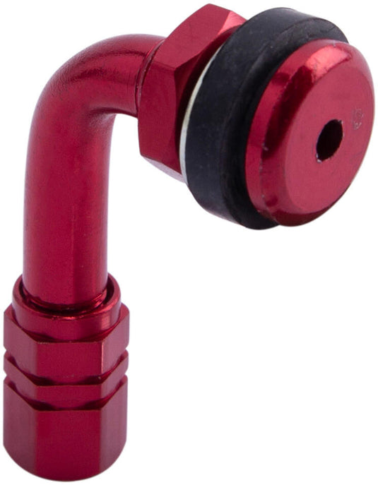 Spec-x haakse ventiel rim valve 90 degrees red