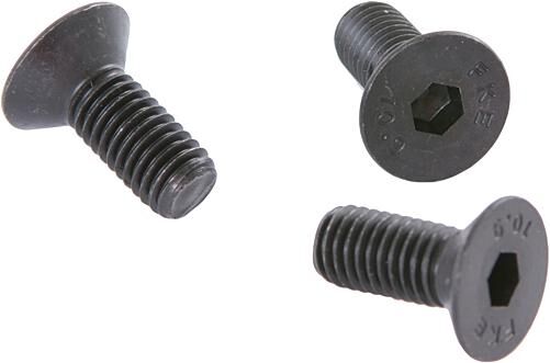 Bollard bout screw m8 zinc black 3 pcs. 15mm
