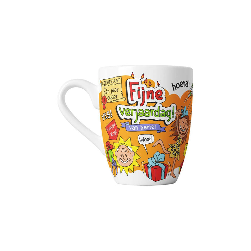 Laden Sie das Bild in Galerie -Viewer, Paperdreams cartoonmok - fijne verjaardag - keramiek 440ml
