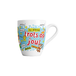 Paperdreams cartoonmok - trots op jou - keramiek 440ml