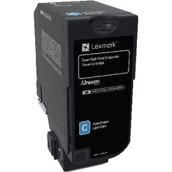 Tonercartridge lexmark origineel 84c2hce cyaan