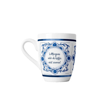 Paperdreams delfts blauwe mok - niet zeuren - keramiek 440ml