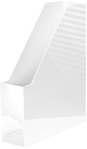 Han tijdschriftencassette - i-line - 315 x 248 x 76mm - hoogglans wit - formaat a4 c4 - ha-16501-12