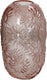 Hd collection vaas glas oranje 19x19x33,5cm