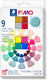 Fimo ovenhardende boetseerklei - colour pack 9 kleuren mixing mica