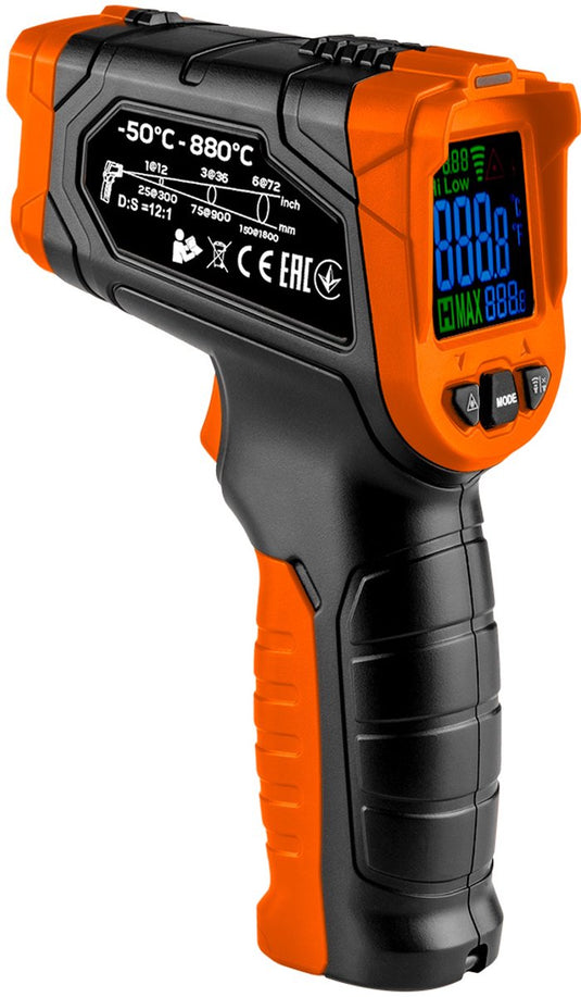 Neo pirometr - oppervlaktetemperatuurmeter - laser <1mw - beeldscherm
