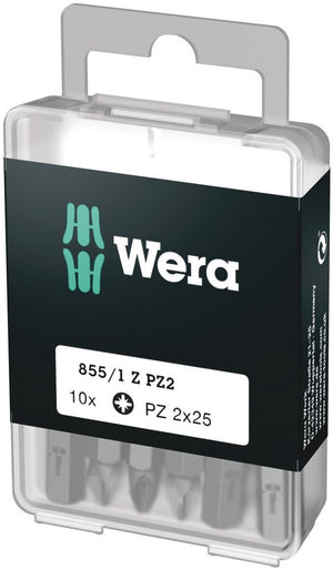 Wera 1 4 pozidrive bit - pz2x25mm (10st)