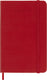 Moleskine 18 maanden agenda - 2026 27 - wekelijks - pocket - harde kaft - rood