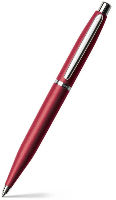 Sheaffer balpen - vfm e9403 - excessive red nickel plated - sf-e2940351