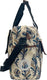 Willex shopper blue feather met schouderband