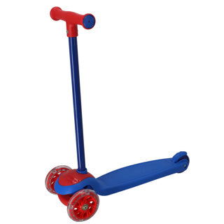 Alert step scooter driewieler blauw rood