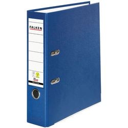 Ordner falken pp-color a4 80 mm blauw 2-rings 1 stuk
