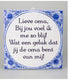 Paperdreams tegel - lieve oma