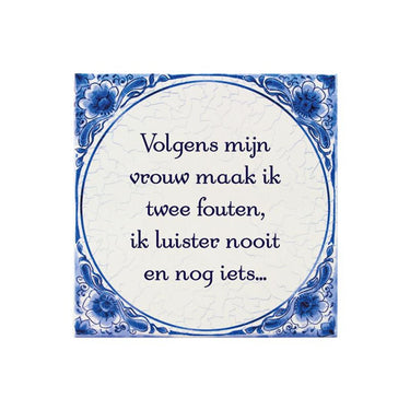 Paperdreams tegel delfts blauw - twee fouten