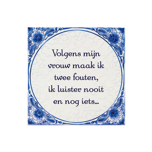 Paperdreams tegel delfts blauw - twee fouten
