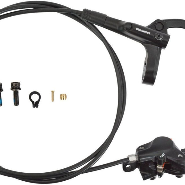 Shimano schijfremset (achter) MT200 zwart