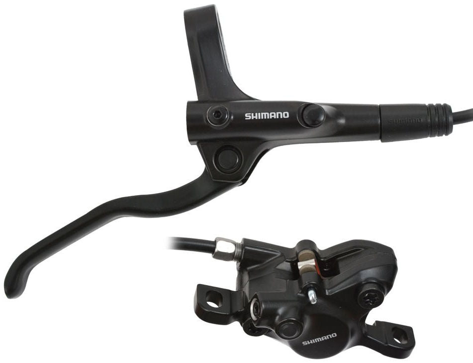 Shimano schijfremset (achter) MT200 zwart