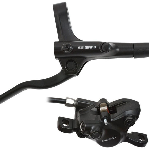 Shimano schijfremset (achter) MT200 zwart