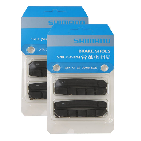 Remrubber Shimano cantilever S70C o.a. BR-M570 - BR-M970 (1 set)