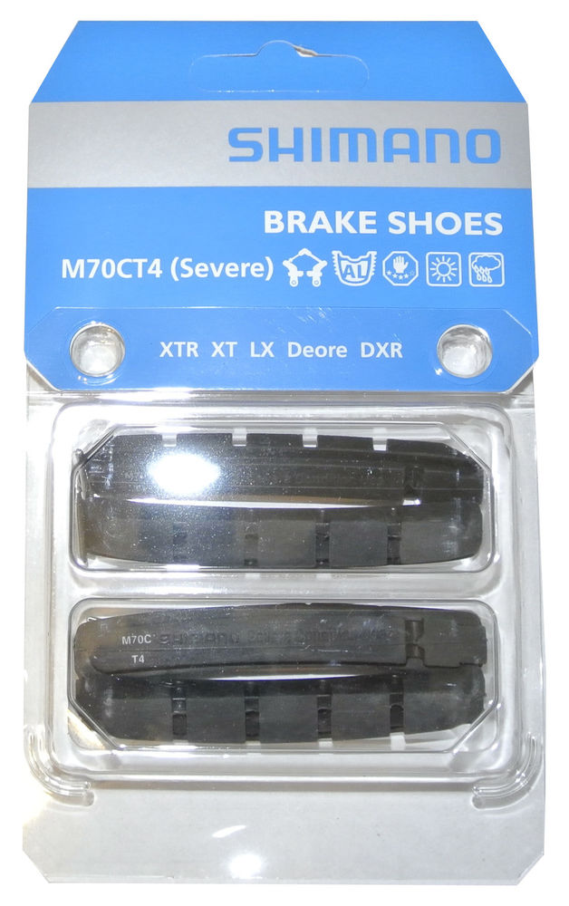 Load image into Gallery viewer, Shimano remrubber m70ct4 v-brake - o.a. br-m570 - br-m970 (2 sets)
