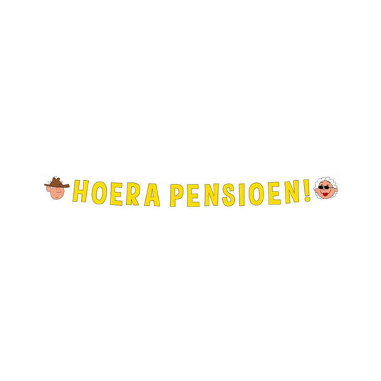 Paperdreams letter banner - pensioen